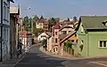 Želenická ulice směrem k Letné