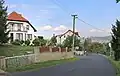 Hraniční ulice na jihu čtvrti