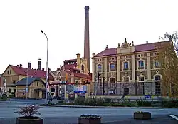 Areál děčínského pivovaru před přestavbou