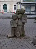 Sousoší dětí před OC Korál v Děčíně
