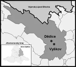 Dědice na mapě