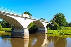 Dříteč - Silniční most přes Labe