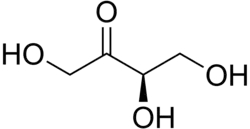 Strukturní vzorec D-izomeru