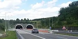 Jižní portál tunelu (2016)
