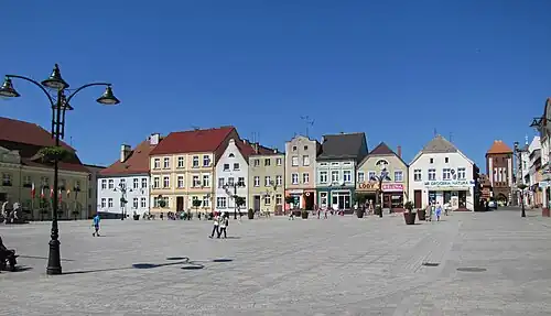 Náměstí starého města v Darłowu