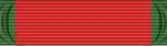 stuha červená se zelenými postranními lemy