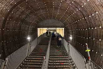 Výstupní tunel Gemini stanice linky D