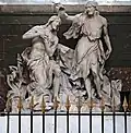 Jean-Baptiste Le Moyne: Křest Kristův v kapli sv. Jana Křtitele