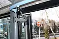 Mechanika předsuvných dveří – horní díl (elektrobus SOR EBN 8)