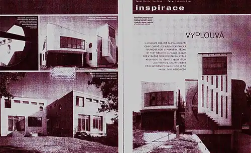 Vlastní (dvoj)dům Chýně, 2002. Dvojdům nejsou dva domy vedle sebe, je to jeden dům o dvou částech (foto Lubomír Fuxa)