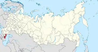 Derbent na mapě