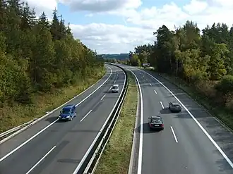 Dálnice D1 u Děkanovic