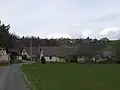 Obec Damíč od jihovýchodu