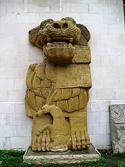 Socha lva převezeného z Palmýry