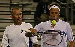 Martin Damm (vlevo) na US Open 2009