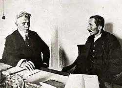 Předseda vlády Wincenty Witos s místopředsedou vlády Ignacym Daszyńským
