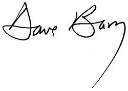 Dave Barry – podpis