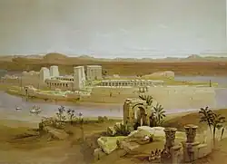 Komplex na malbě Davida Robertse (1838)