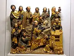 Smrt Panny Marie, pravděpodobně Norimberk (kolem 1490), Mainfränkisches Museum – Würzburg