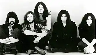 Druhá sestava Deep Purple roku 1971. Zleva Jon Lord, Roger Glover, Ian Gillan, Ritchie Blackmore a Ian Paice.