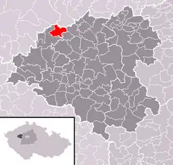 Děkov na mapě