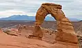Delikátní oblouk, Utah, USA