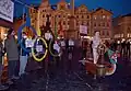 Demonstrace na Staroměstském náměstí v Praze (3.2.2022)