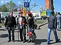 Setkání s veteránem vlastenecké války na moskevském výstavišti