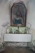 interiér kaple
