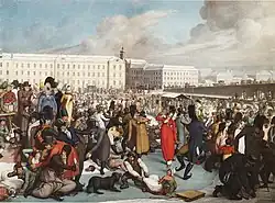 Kluziště u vídeňské brány Stubentor (1805)