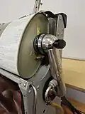 Detail pohlcovače s vymezovací vložkou.