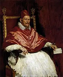 Velázquez: Inocenc X., kolem 1650
