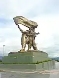Socha v městě Dien Bien Phu