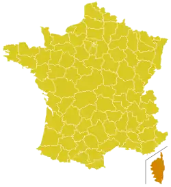 Diecéze Ajaccio na mapě