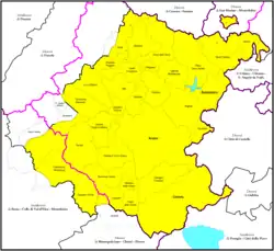 Diecéze Arezzo-Cortona-Sansepolcro na mapě
