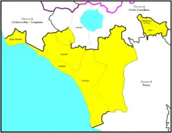 Diecéze Porto-Santa Rufina na mapě