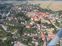 Letecký pohled na Dippoldiswalde