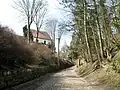 Horní část barokní Dlážděné cesty
