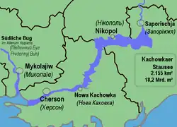 Poloha přehrady na mapě