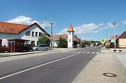 Náves v Dobšicích