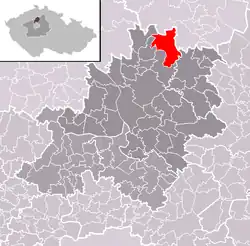 Dobřeň na mapě