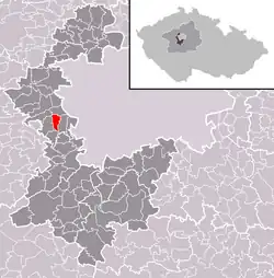 Dobříč na mapě