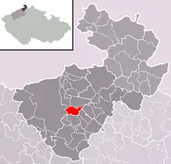 Dobrná na mapě
