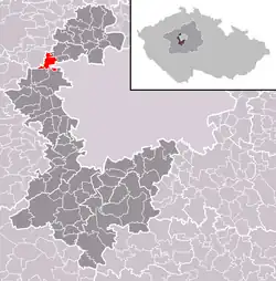 Dobrovíz na mapě
