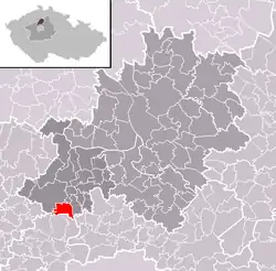 Dolany nad Vltavou na mapě