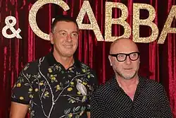 Stefano Gabbana a Domenico Dolce (2016)
