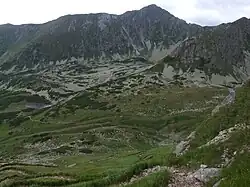 Bystrá dolina z hřebene Kobyla