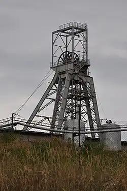 Těžní věž dolu Rožná I