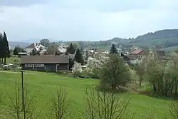 Pohled na vesnici od severu