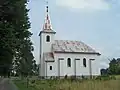 kostel od západu